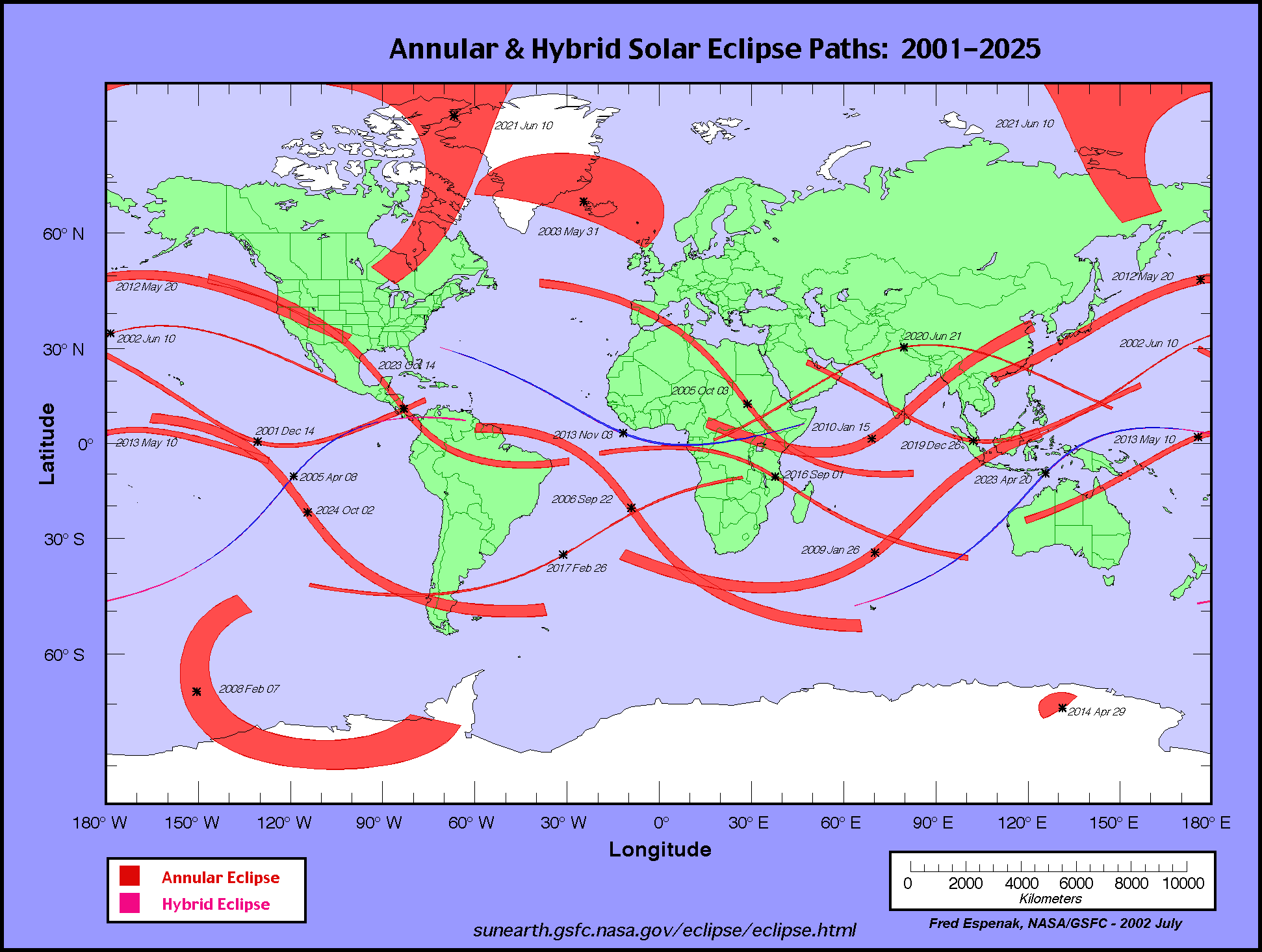 NASA Solar Eclipse Page