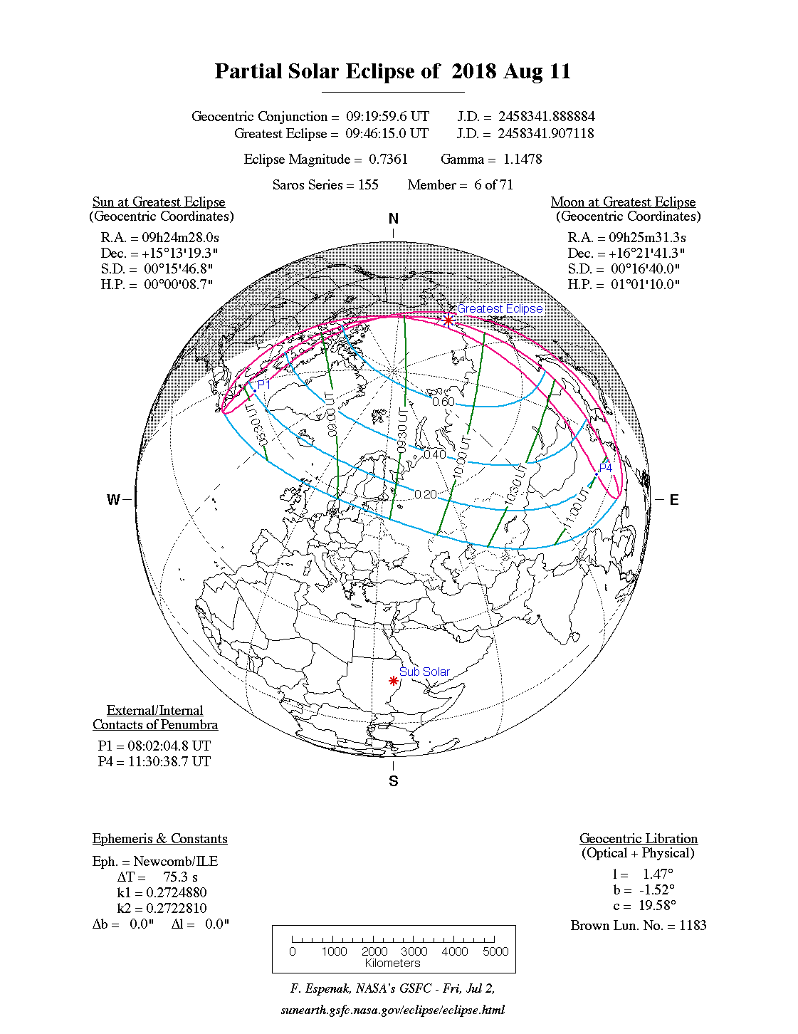 SOLAR ECLIPSE CALENDAR