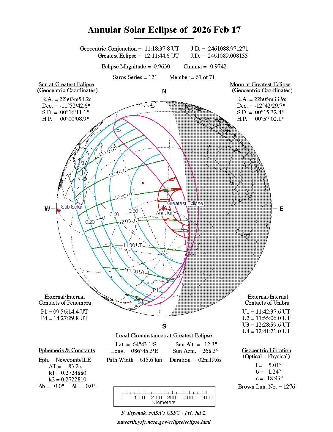 Eclipses By Date Type Location The Sun Today With Dr C Alex Young